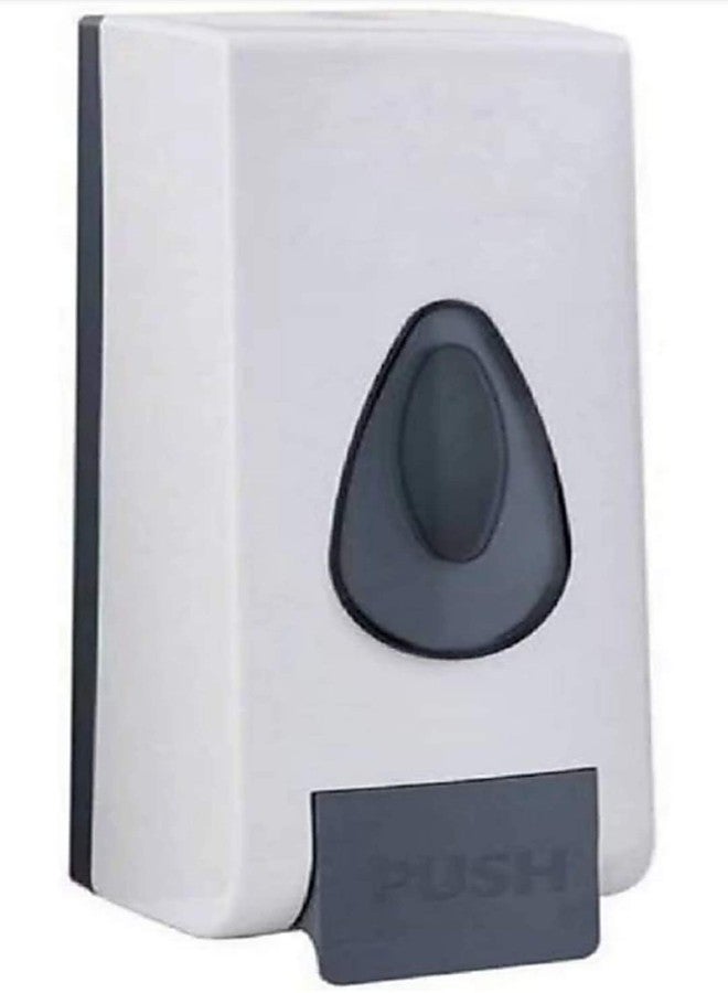 LE Soap Dispenser (PS-Wh) Wall Mounted Glossy White 350ML Bathroom Soap Dispenser Heavy Duty Abs Plastic Suitable for Soap/Shampoo/Conditioner (White) - Image 1