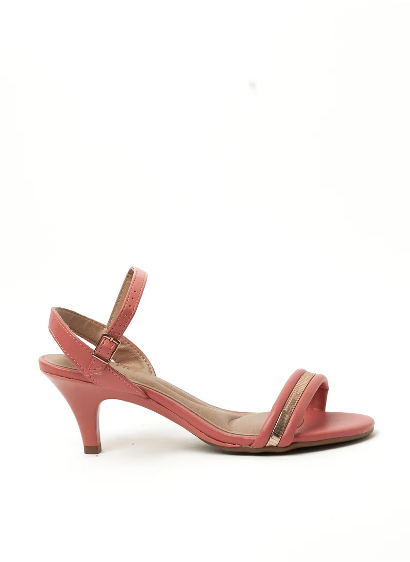 Beira Rio Eliza Multi Strap Mid Heel Sandals | Made in Brazil