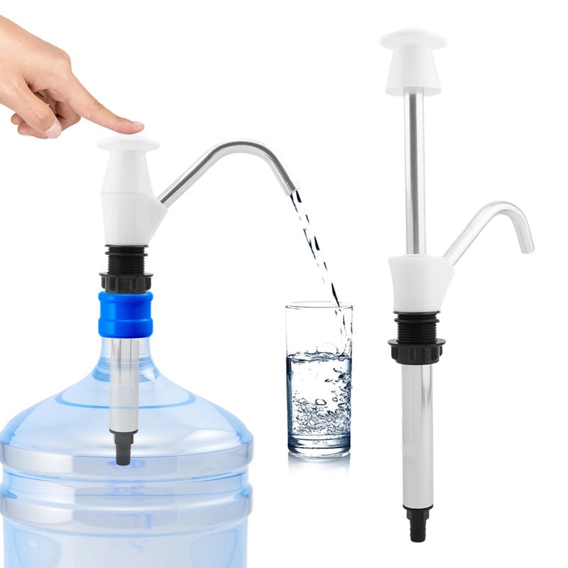 Caravan Sink Water Hand Pump Double Action Camping Trailer Motorhome Replacement Pumping Tool for Camping Trailer, Motorhome, Work Vehicles, Outdoors(white)