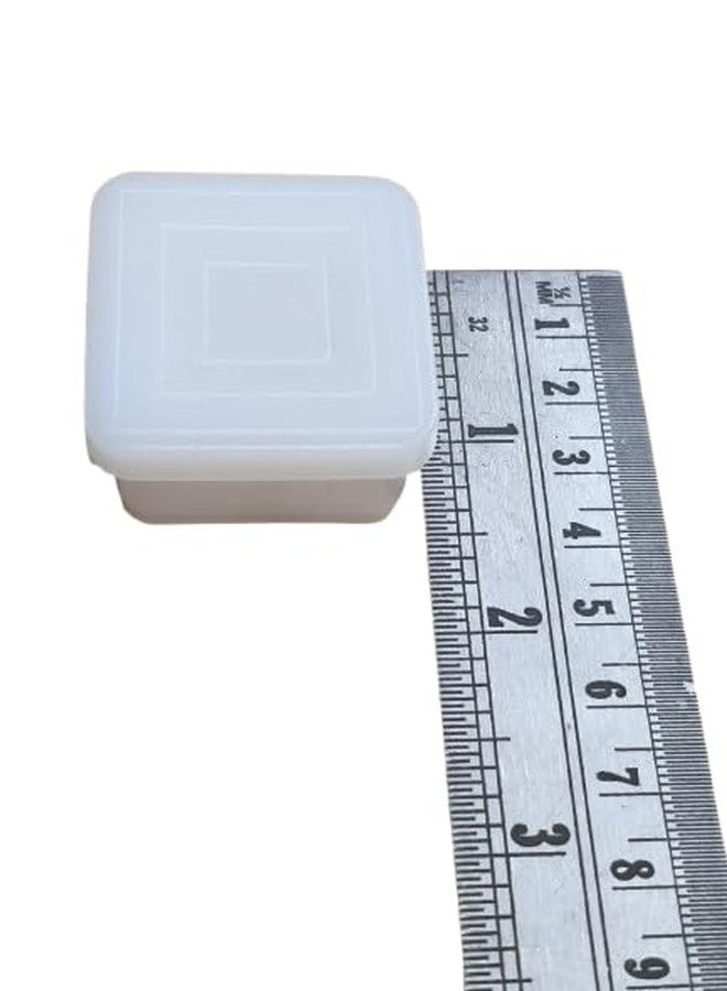 FTE Plastic Chair Base Bush/End Cap for Square Steel for Inner use and Required for end Safety Suitable for Furniture Base Protection Available in White Color (Pack of 4 Pcs) - Image 2