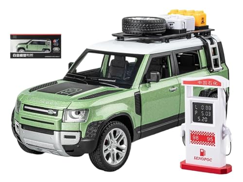 Magicwand Die-Cast 1:24 Scale 2024 Defen.der Guards【Colors as Per Stock】【Petrol Pump & Accesories Shown are Included】 Large with 6 Openable Doors,Lights & Music【Pack of 1】 - Image 3