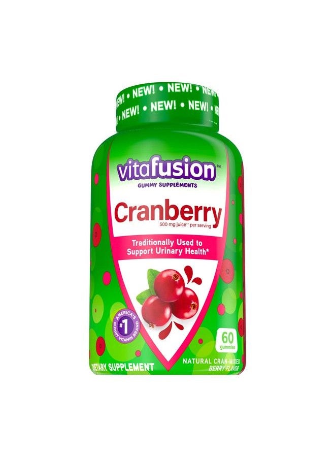 Vitafusion - Cranberry Gummies For Women 500Mg Cranberry Juice Concentrate Per Serving 60Ct - Image 1