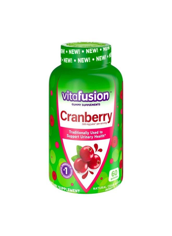 Vitafusion - Cranberry Gummies For Women 500Mg Cranberry Juice Concentrate Per Serving 60Ct - Image 1