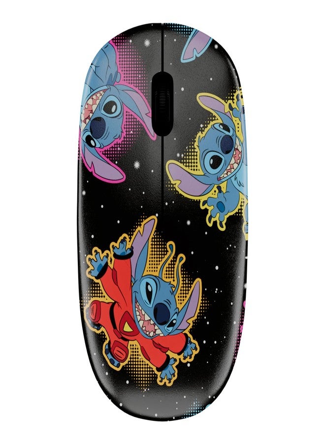 iJoy Disney Lilo and Stitch Wireless Mouse, Bluetooth Ergonomic Mouse Computer Accessories for Laptop Computer or Mini PC and Stitch Gifts for Women, Men, and All Fans of Stitch Stuff (Stitch Galaxy) - Image 1