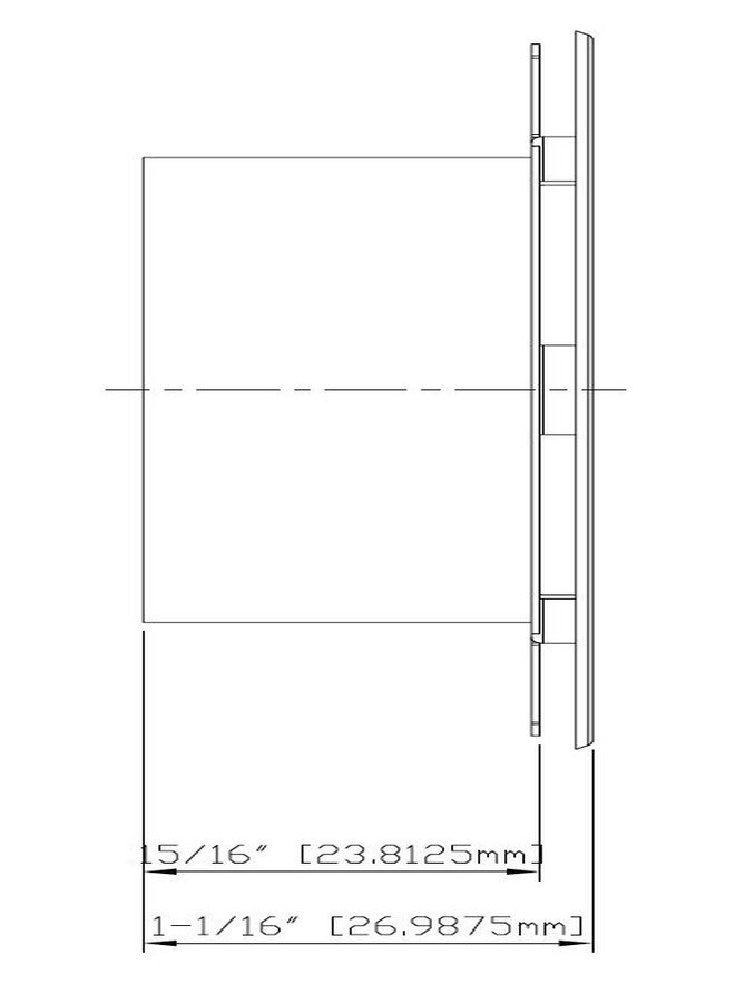 Tyco LFII White Flat Cover Plate - 139 Degrees - Image 4
