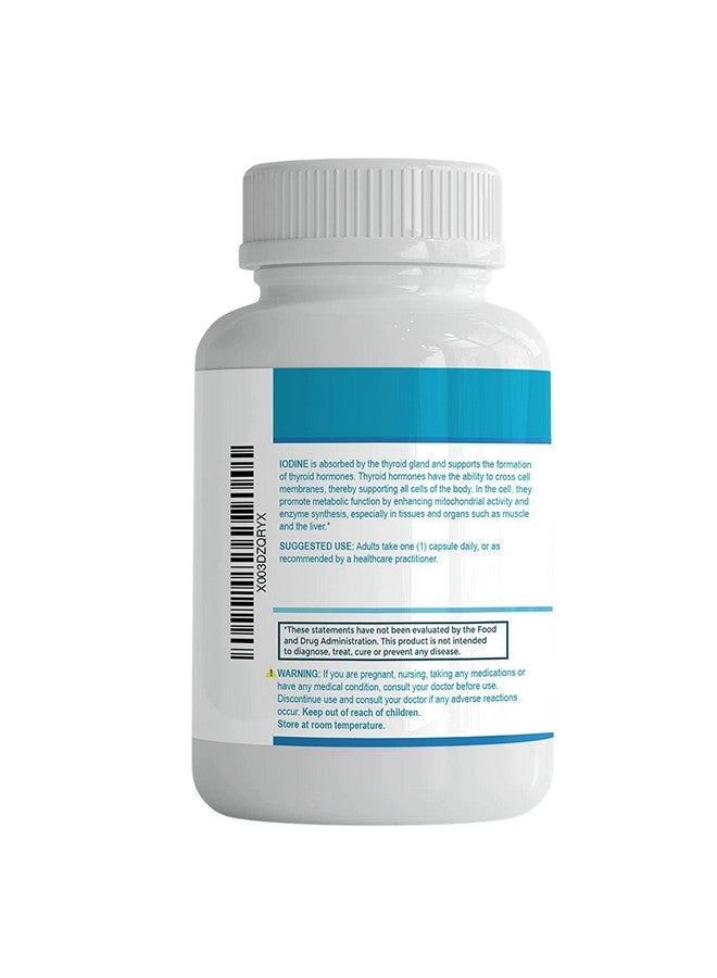 Logic Nutra Iodine (Potassium Iodide) 130 mcg with 100 Vegetable Capsules to Support The Thyroid and Maintain Healthy Cellular Metabolism - Image 2