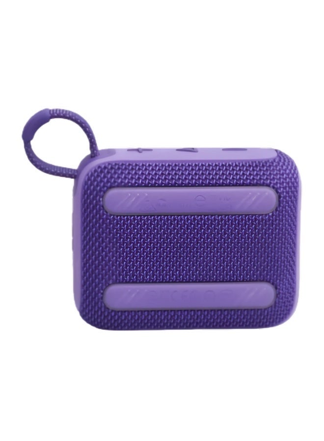 JBL Go4-Portable Waterproof Speaker, Big Pro Sound with Punchy bass, 7-Hour Built-in Battery, Made in Part with Recycled Materials（Purple） - Image 3