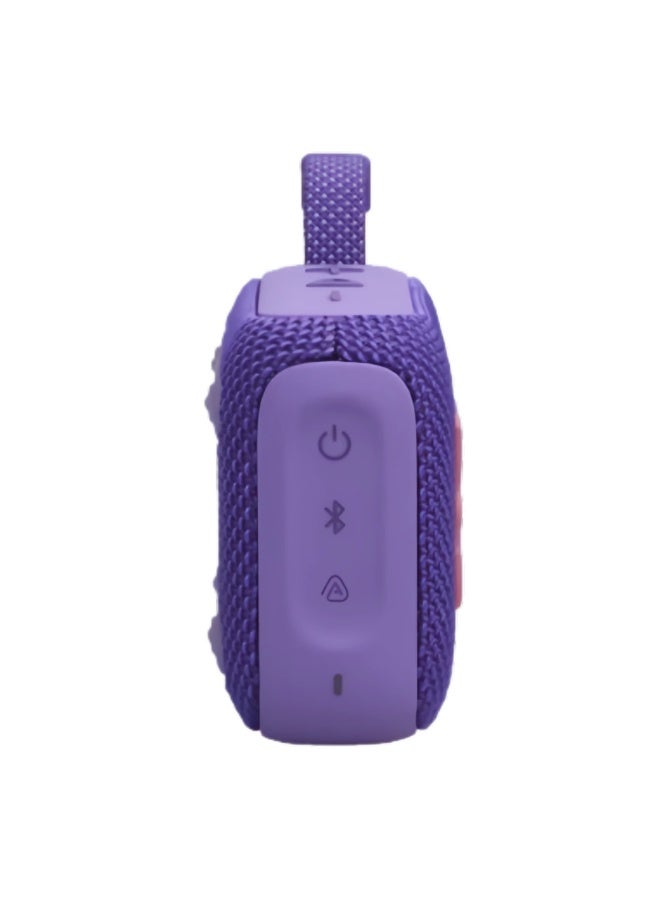 JBL Go4-Portable Waterproof Speaker, Big Pro Sound with Punchy bass, 7-Hour Built-in Battery, Made in Part with Recycled Materials（Purple） - Image 4