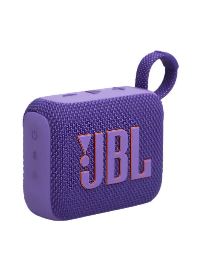 JBL Go4-Portable Waterproof Speaker, Big Pro Sound with Punchy bass, 7-Hour Built-in Battery, Made in Part with Recycled Materials（Purple） - Image 1
