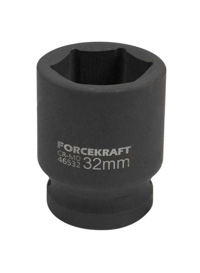 Impact flank socket 3/4", 32mm (6 point)