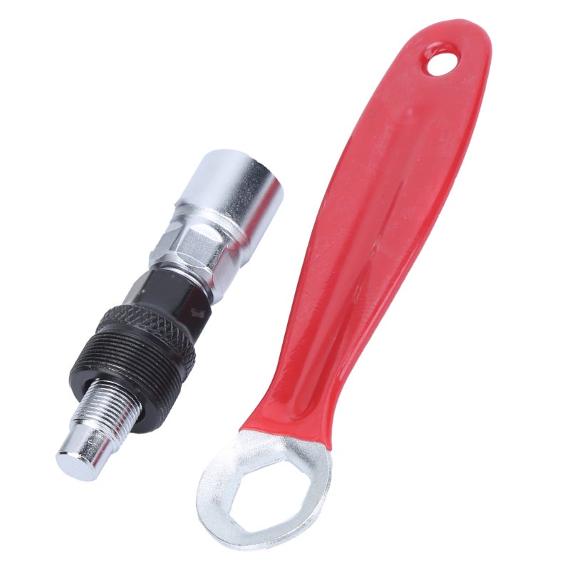 DUUTI Crank Puller Bike Crank Removal Tool Carbon Steel Extractor Splined Crank Puller - Chrome Plated Spanner Arm For Home Bike Repair - Image 4
