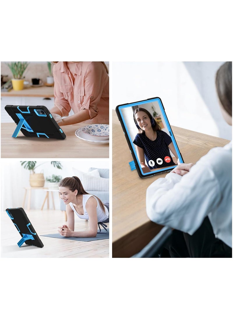 جنرال - غطاء حافظة لجهاز Xiaomi Redmi Pad SE بقياس 11 بوصة، نحيف وقوي مضاد للصدمات مع حافظة واقية صلبة مدمجة ومقاومة للصدمات مع حامل مدمج لـ Redmi Pad SE 11 في عام 2023. - Image 1