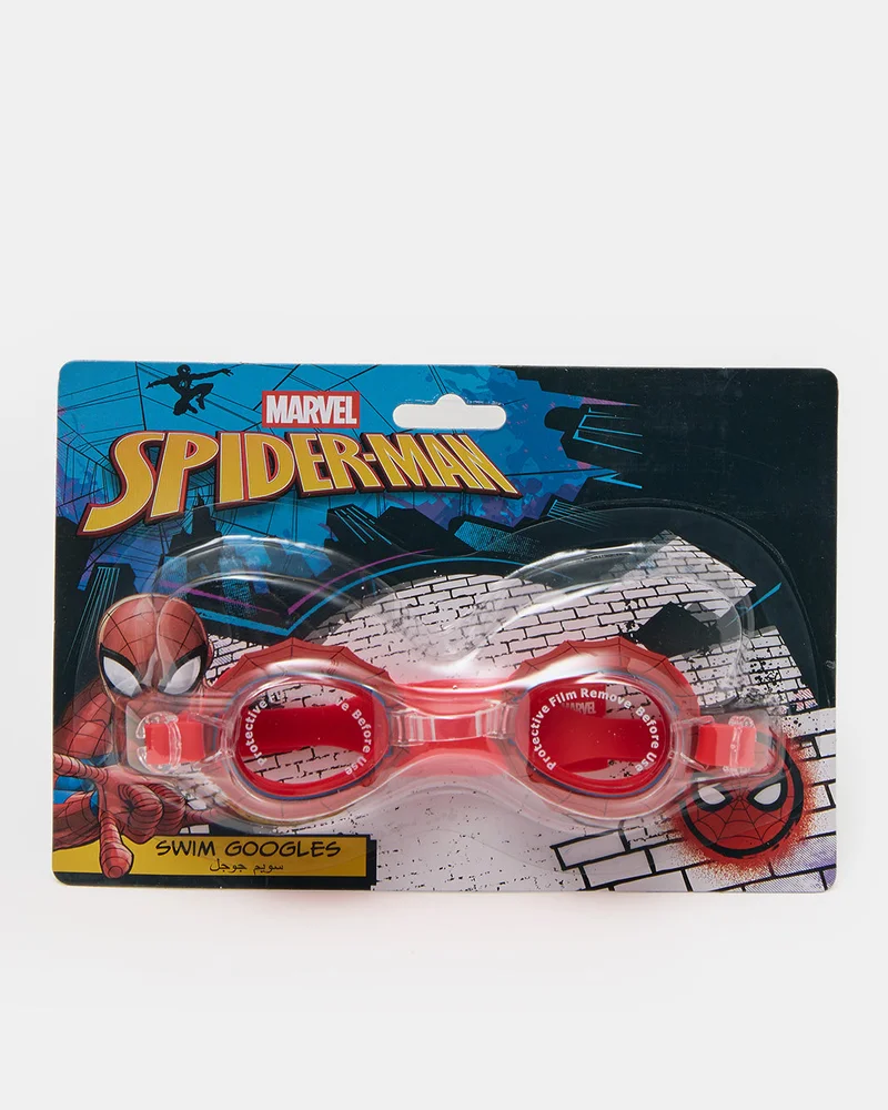 REDTAG Red Spiderman Swimming Goggles