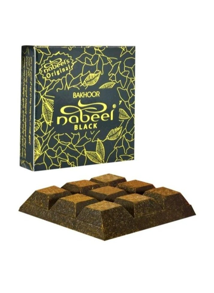 Nabeel - Bakhoor Burning Incense Black Brown 40grams - Image 1
