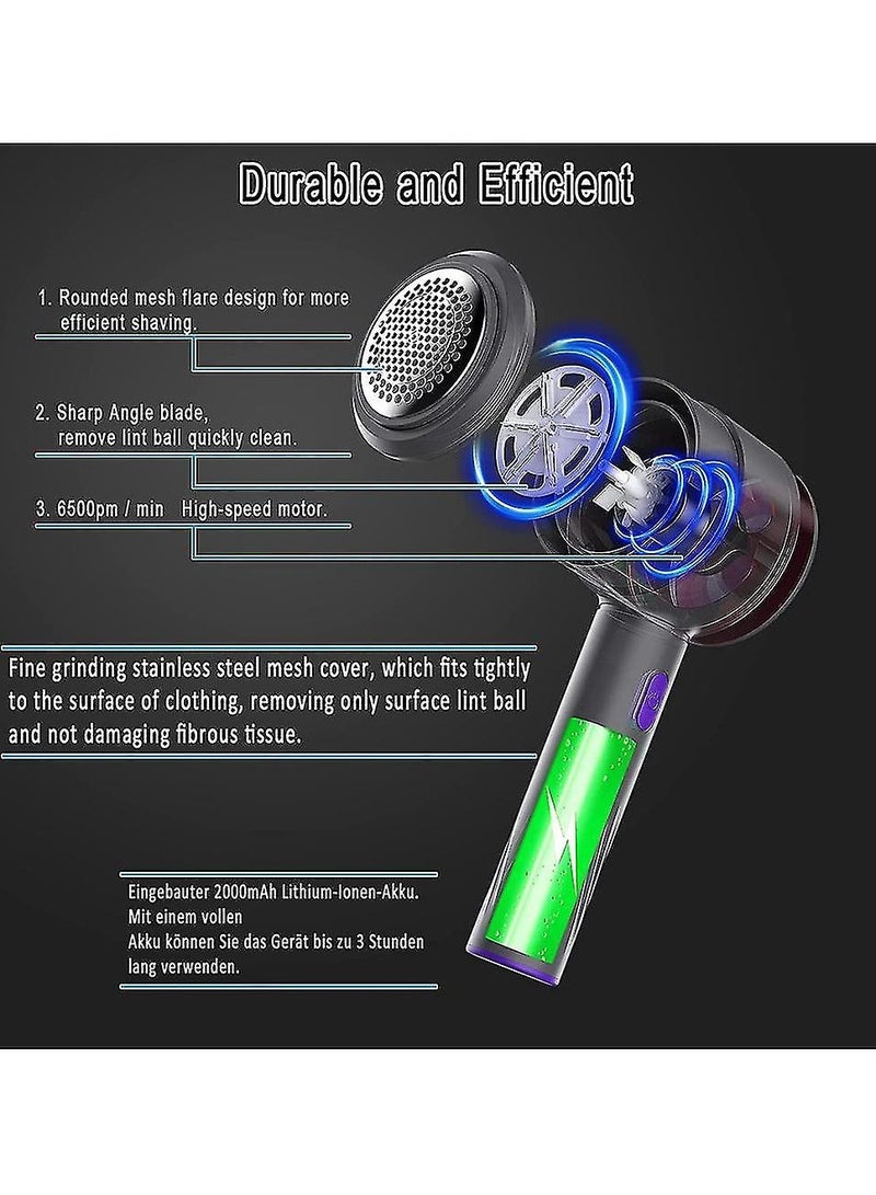 general Motorised removal of lint and fuzz, air bubbles compatible with clothing and furniture, and lint removal compatible with a wide range of fabrics - Image 2