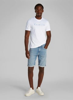CALVIN KLEIN Satin Bonded Logo T-Shirt  - Image 4