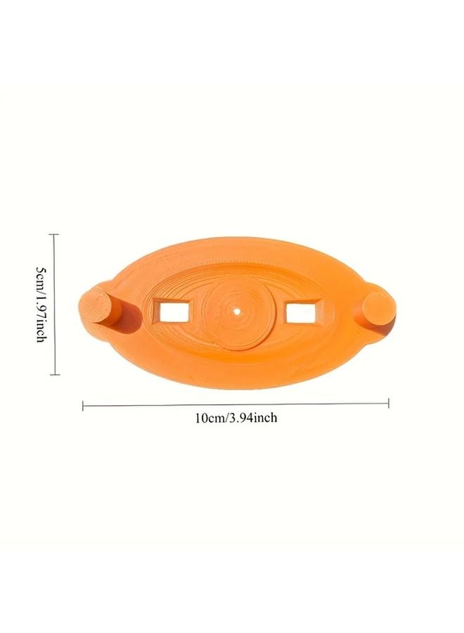 Orange Plastic Centering Marking Tool Rotatable Precision Woodworking Scriber Line Locator - Image 5