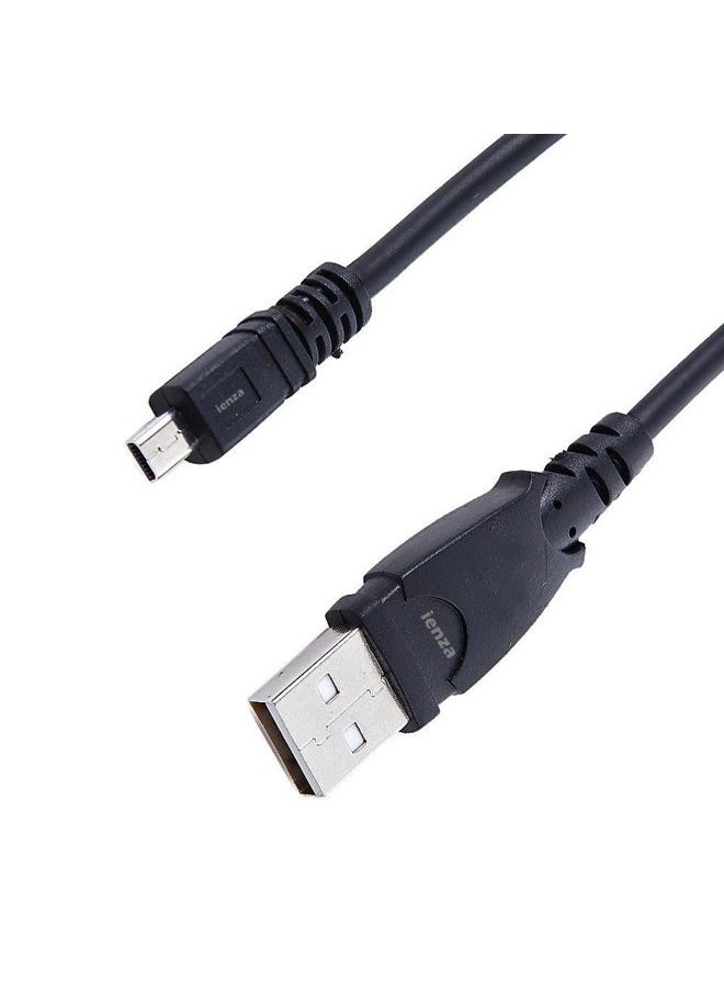 ienza - Replacement USB PC Mac Photo Picture Transfer and Charge Cable Cord DMW-USBC1 for Panasonic Lumix Camera DMC-G7 ZS40 ZS50 TS30 SZ3 TZ8 TZ11 TZ15 TZ24 & More (See List of Compatible Models) - Image 1