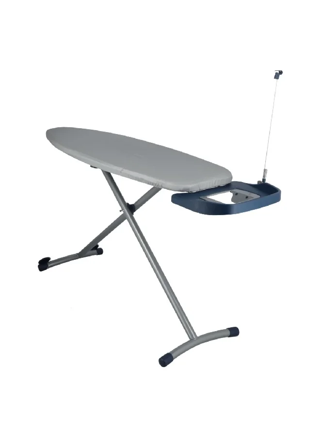 HoneyBee Durable and Foldable Free Standing Mesh Top Ironing Board Grey and Blue 135 x 53 x 18 cm 1853TC8-38