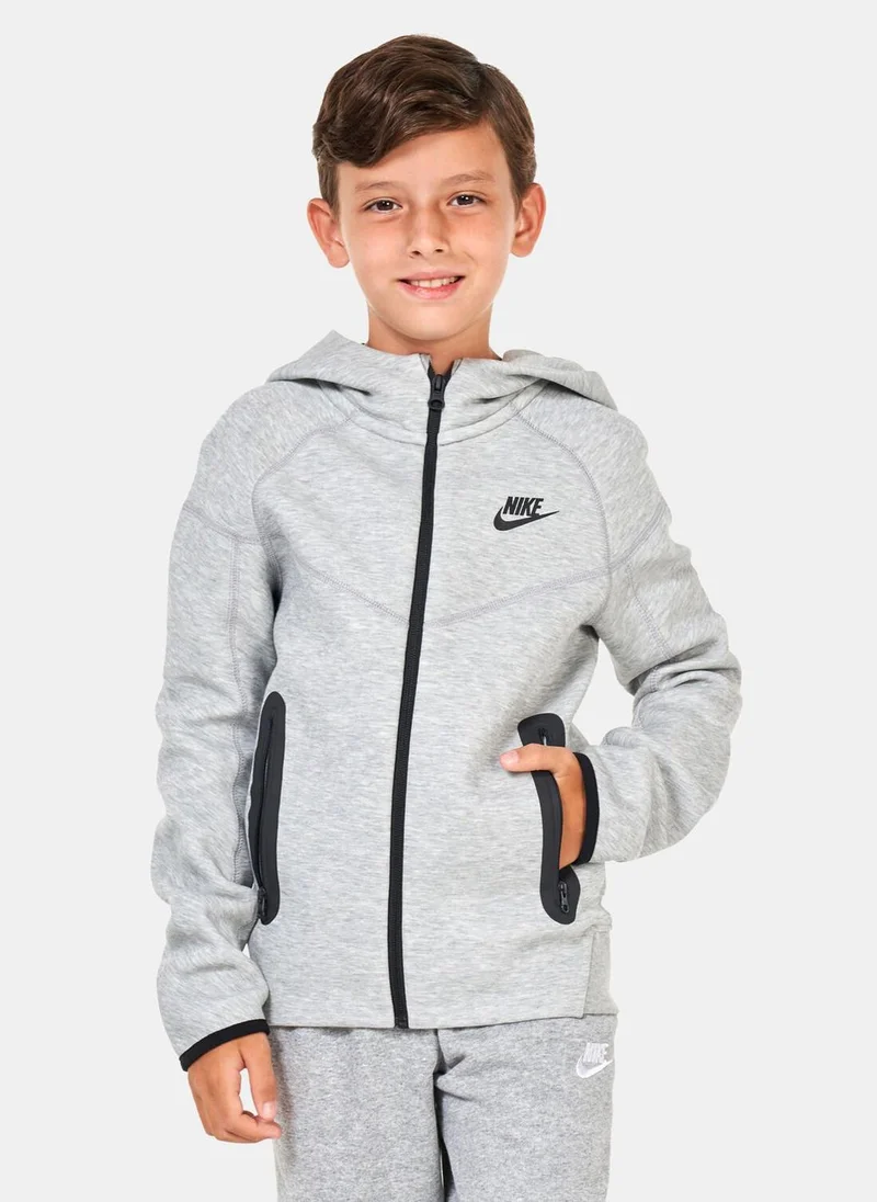 Nike Kids' Sportswear Tech Fleece Full-Zip Hoodie (Older Kids)