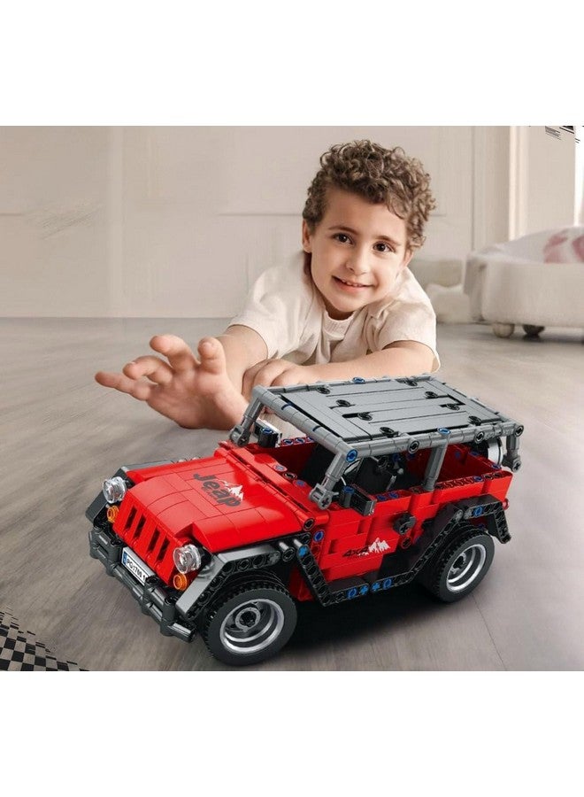 ماجيك واند مكعبات بناء سيارة جيب قابلة لإعادة الشحن من Magicwand® مع جهاز تحكم عن بعد 【448 قطعة】 - Image 4