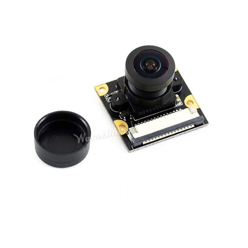 Waveshare Compatible with NVIDIA Jetson Nano Camera IMX219-160 8-Megapixels Camera Module 3280 Ã— 2464 Resolution 160 Degree Wide Angle of View with IMX219 Sensor - Image 1