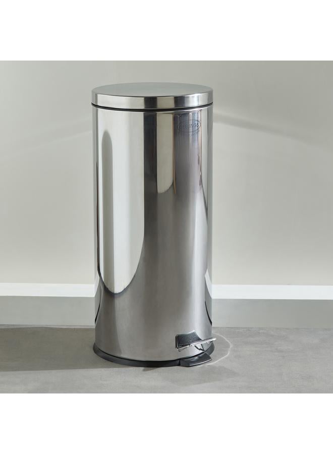 Home Box Tamara Mirror Finish Steel Pedal Dustbin - 30 L - Image 1