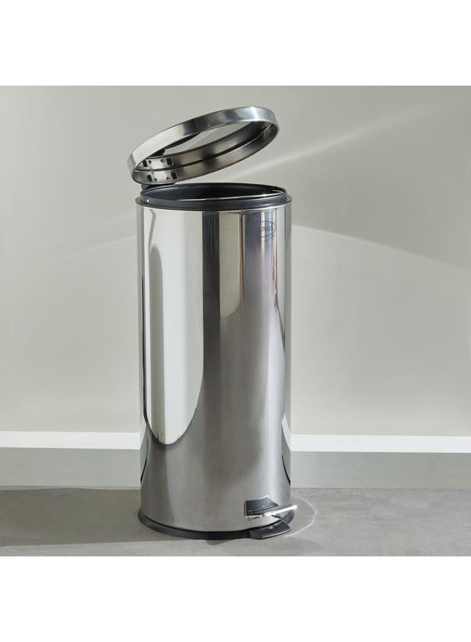 Home Box Tamara Mirror Finish Steel Pedal Dustbin - 30 L - Image 2