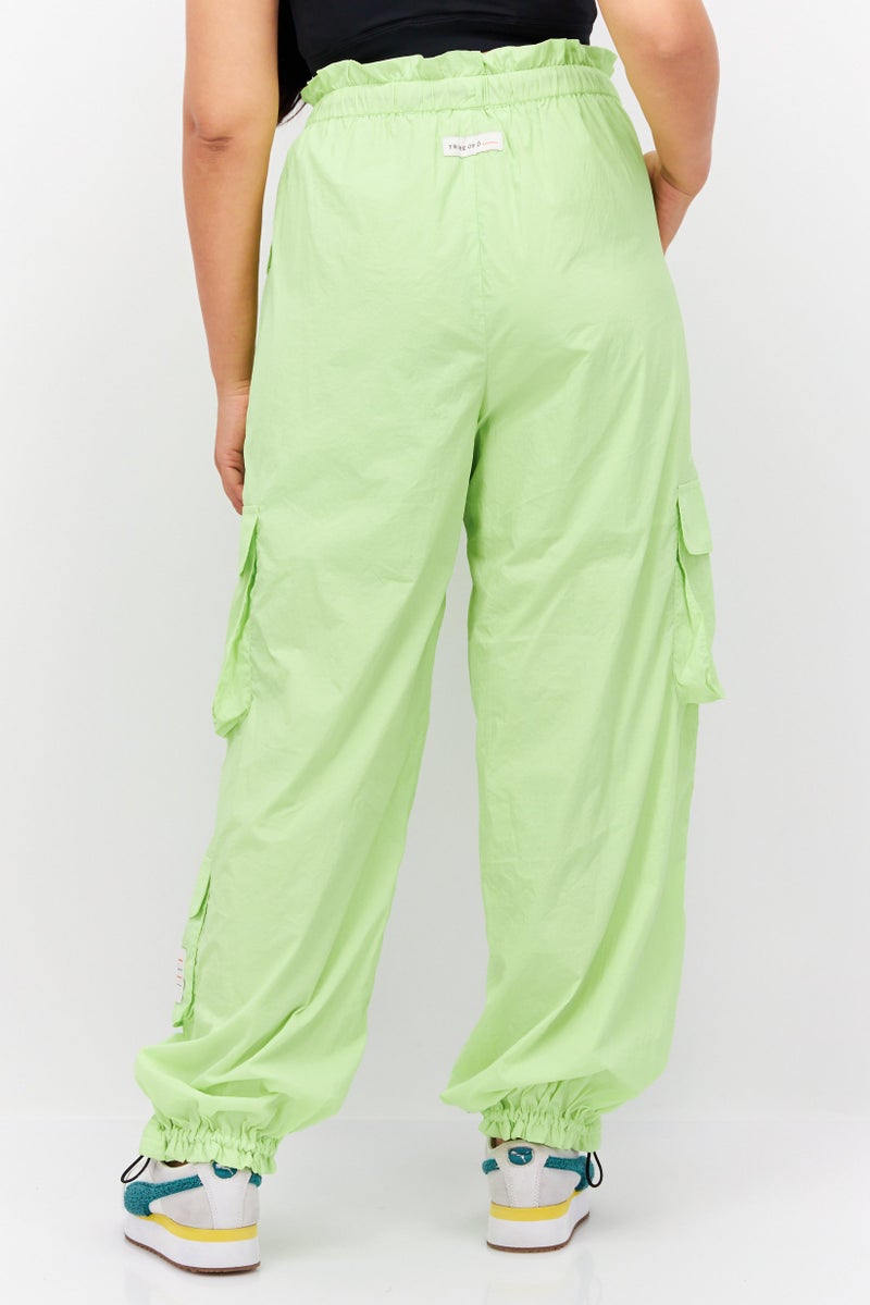 TRIBE OF 6 Women Sportswear Fit Training Sweatpants, Lime Green - Image 3