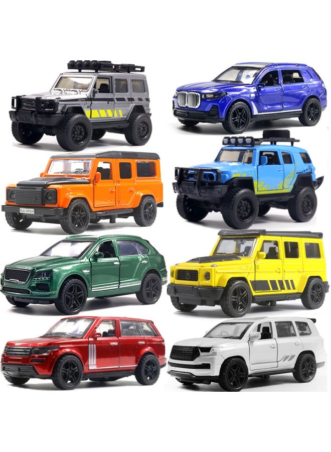 1:36 Baoshi Rambo Simulation Alloy Sports Car Model Children's Toys Back Force Car Model Ornaments Hot Cross-border-Color:A5-1 Shepherd Orange (window Box) - Image 5