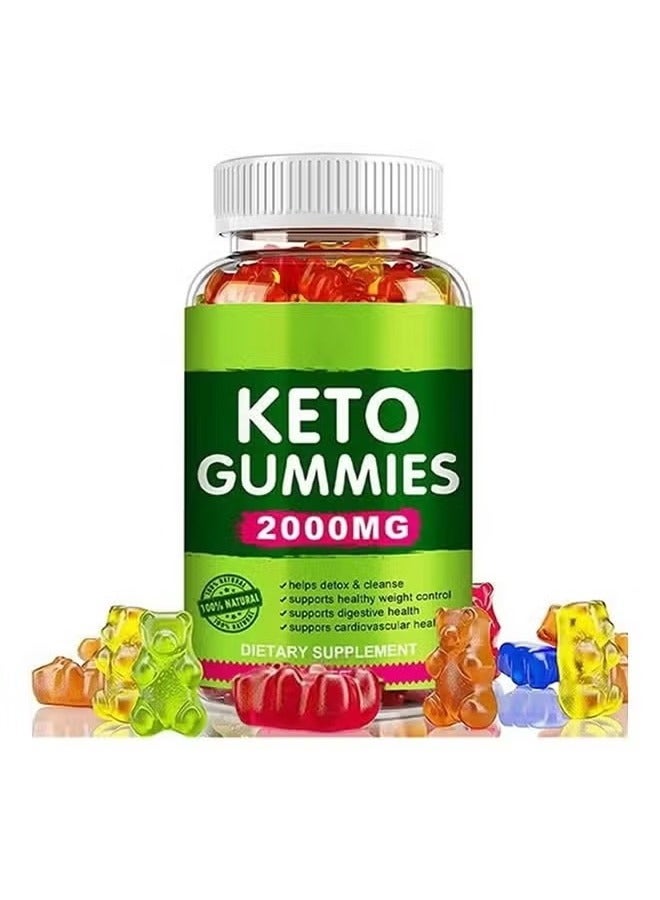 كيتو علكات خل التفاح والكيتو | 2000 ملغ | تدعم فقدان الوزن، الصحة البدنية، تعزيز الذاكرة وفوائد البروبيوتيك | 60 علكة - Image 2