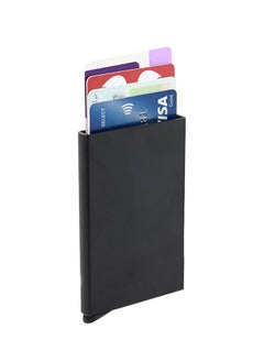 NIBEMINENT Full Aluminium Business Card Holder Black  - Image 1