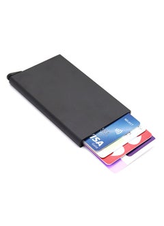 NIBEMINENT Full Aluminium Business Card Holder Black  - Image 3