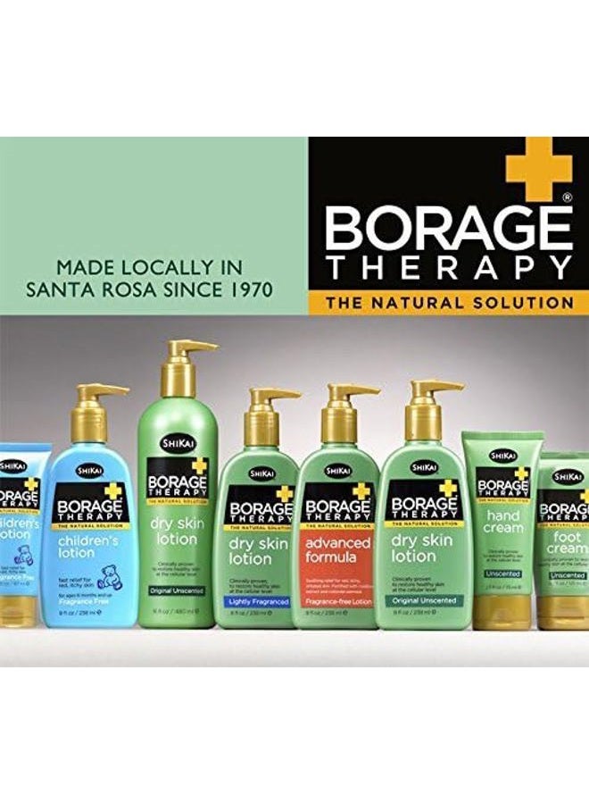 SHIKAI Borage Therapy Advanced Formula Body Moisturizer (16 oz) | Fragrance Free | Hydrating Lotion for Dry Hands & Body | With Oatmeal & Shea - Image 5