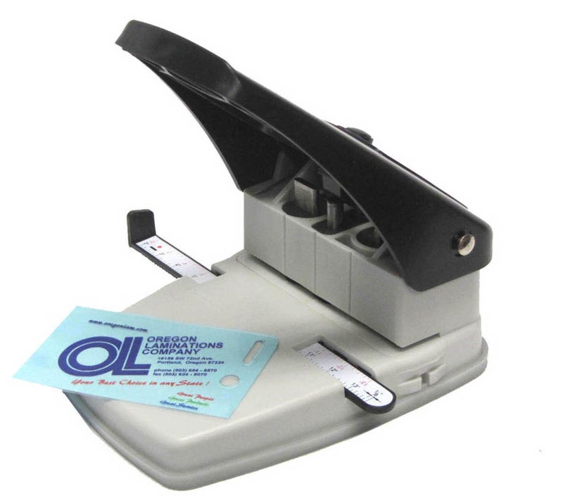 Oregon Lamination 3-in-1 ID Badge Slot Punch, Corner Round Cutter & Hole Punch Tool - Image 4