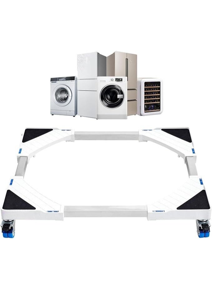 Adjustable Appliance Dolly – Expandable Mobile Base with 4 Locking Wheels – Heavy Duty Stand for Fridge, Washer & Dryer – 15" to 24.2" Width - Image 3
