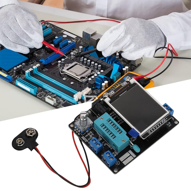 GM328 اختبار الترانزستور الثنائي التريود NPN PNP FET الثايرستور كاشف تلقائي شاشة ملونة 160x128 مولد PWM - Image 3