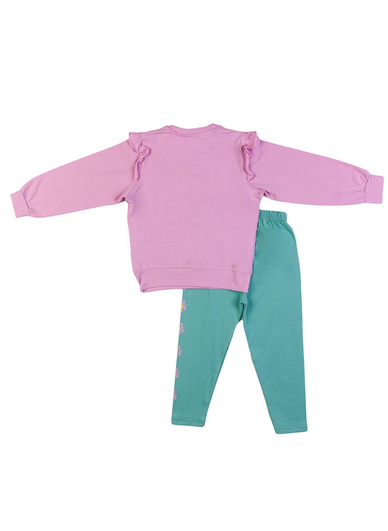 Zercon - Spring Pajama Set for Girls - Image 1