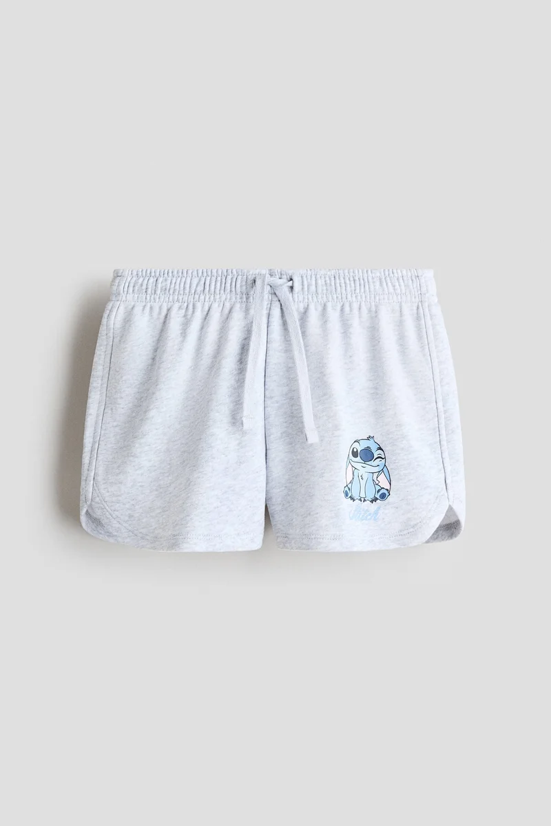 H&M Print-motif sweatshorts