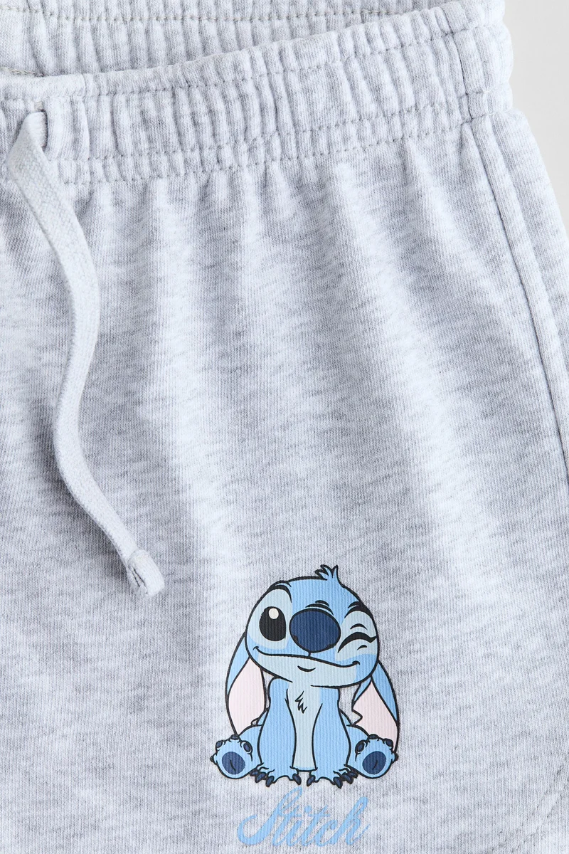 H&M Print-motif sweatshorts