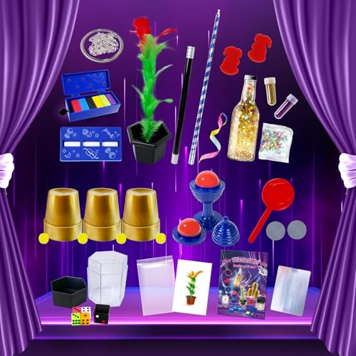 PATIFEED Kids Magic Kit Magic Set with Instructions for Each Trick to Perform Christmas Halloween Magic Toys for Kids Ages 6 7 8 9 10 11 12 Year Old - Image 5