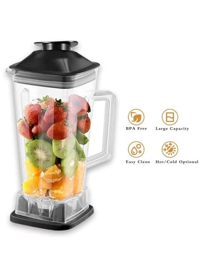 SILVER CREST High-Speed Blender Mixer Juicer: BPA-Free, Heavy-Duty, 15-Speed, Smart Timer, Ideal for Smoothies, Juices, Ice Crushing, and Food Processing  - Image 5