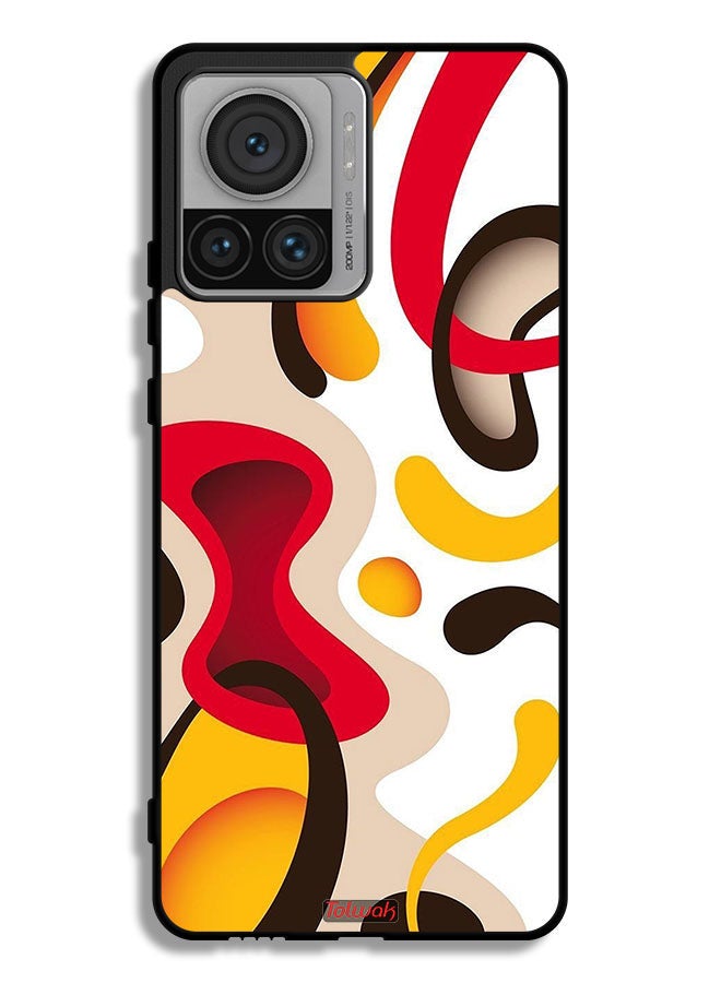 Tolwak Motorola Moto X30 Pro Protective Case Cover Pattern - Image 1