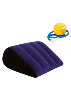 Generic Portable Wedge Pillow Inflatable Cushion Body Positioners for Legs and Back Support for Sleeping,Reading and Rest,Use in Bed, Travel, Camping Or Office with Foot Pump  - Image 1