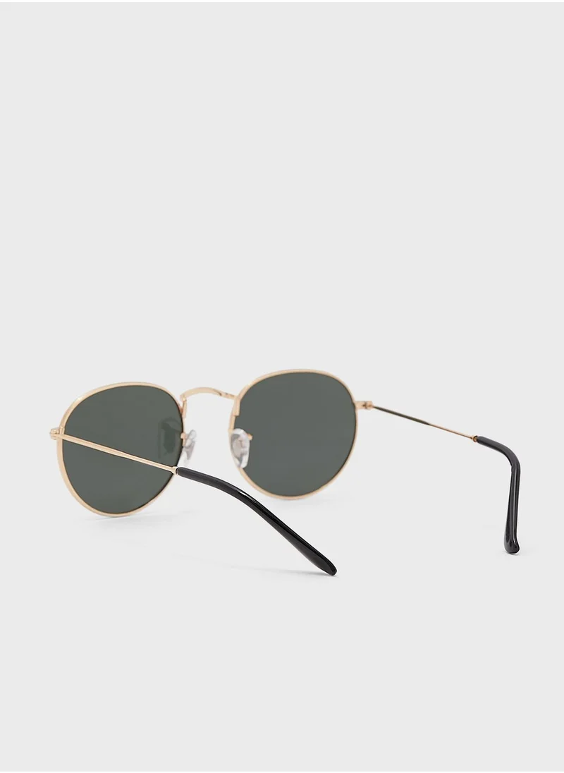 Robert Wood Polarized  Round  Sunglasses