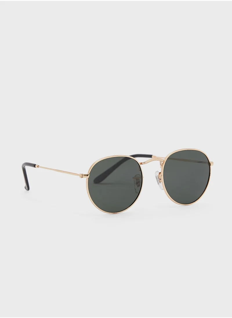 Robert Wood Polarized  Round  Sunglasses