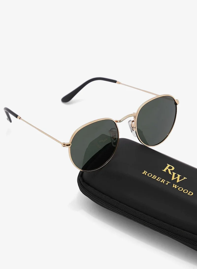 Robert Wood  Polarized  Round  Sunglasses for Men | Best Price UAE