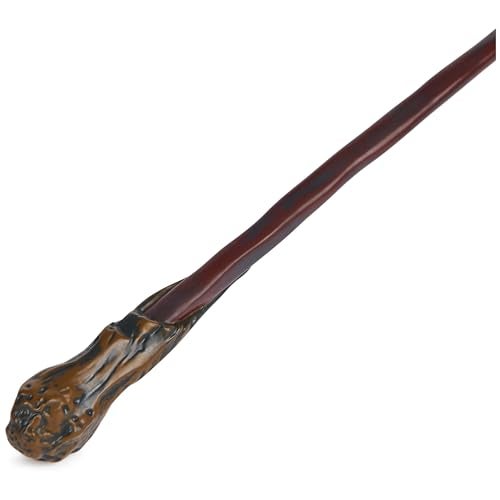 WIZARDING WORLD عالم السحر هاري بوتر، عصا رون ويزلي السحرية بطول 12 بوصة، قاعدة ورمز مصبوب، قطع سحرية، ملحقات لأزياء الهالوين - Image 5