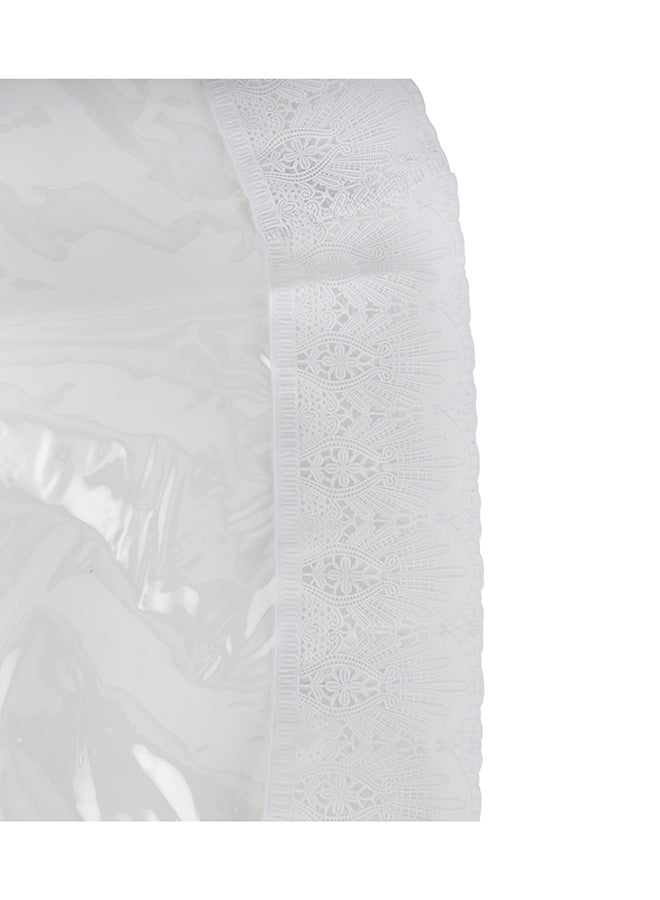 Royalford Clear Table Cloth RF12517 60", Round Shape, Waterproof Sheet with Stain Resistant and Wrinkle Free Design PVC Construction, Perfect for Home, Kitchen, Restaurants, Etc. Multicolor - Image 3