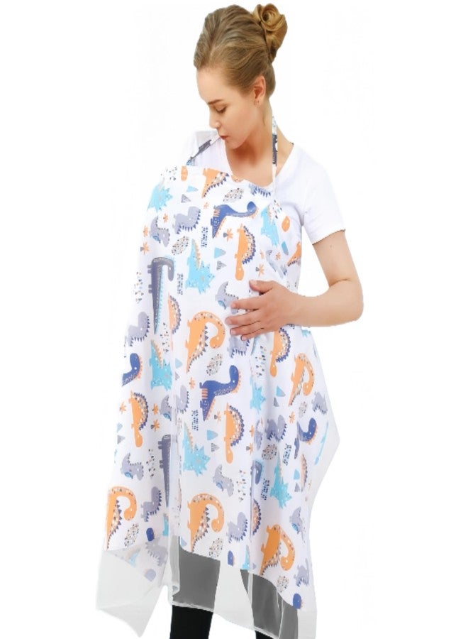 Sunkizzrs® Cotton 360° Nursing Covers for Breastfeeding -Feeding Cover Breastfeeding Mother -Feeding Covers for Nursing Mom -Feeding Scarf Breastfeeding with Mosquito Net for Baby Stroller - Image 1
